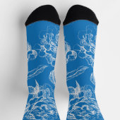 Blume Socken (Oben)