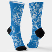 Blume Socken (Gewinkelt)
