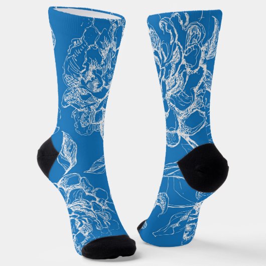 Blume Socken (Gewinkelt)