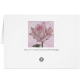 Blume Soft Pink Rose (Rückseite Horizontal)
