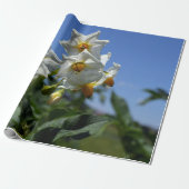 Blume Solanum tuberosum Geschenkpapier (Ungerollt)