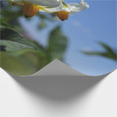 Blume Solanum tuberosum Geschenkpapier (Ecke)