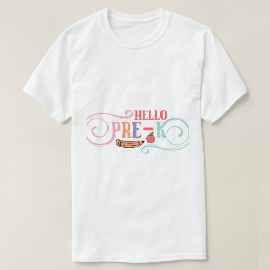 Blume Solid und Kontur T-Shirt (Design vorne)