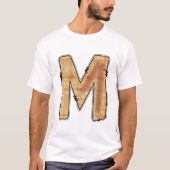 Blume Solid und Kontur T-Shirt (Vorderseite)