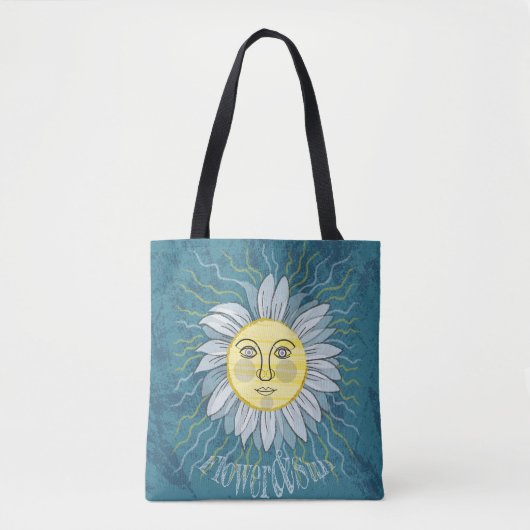 Blume & Sonne - Natur Tasche (Vorderseite)