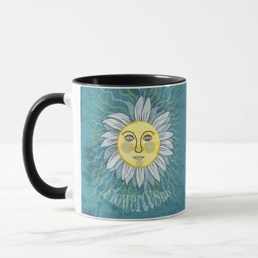 Blume & Sonne - Natur Tasse (Links)