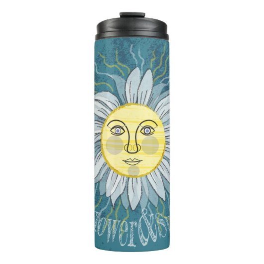 Blume & Sonne - Natur Thermosbecher (Vorderseite)
