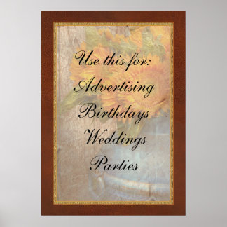Blume - Sonnenblumen - Country Sunshine Poster