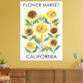 Blume Sonnenblumen Leinwanddruck (Insitu (Wohnzimmer))