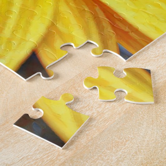 Blume Sonnenblumen Nahes Puzzle (Seite)