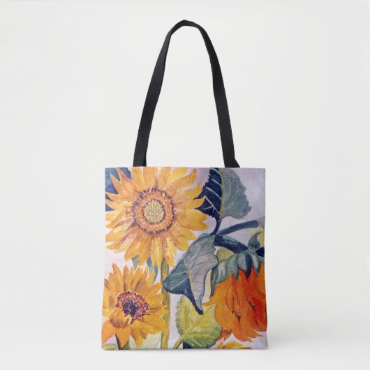Blume Sonnenblumen Tasche (Vorderseite)