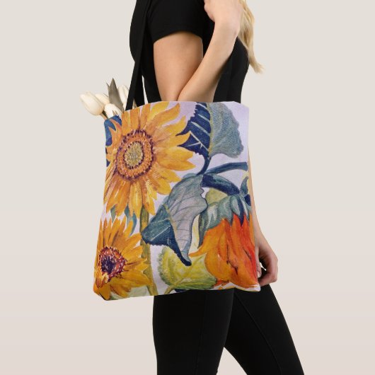 Blume Sonnenblumen Tasche (Von Nahem)