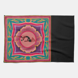 Blume Southwestern Kokopelli Geschirrtuch