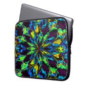 Blume Spaß in den 60er Jahren... Laptopschutzhülle (Vorderseite Links)