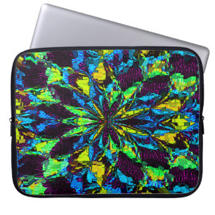 Blume Spaß in den 60er Jahren... Laptopschutzhülle
