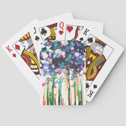 Blume Spielkarten (Rückseite)