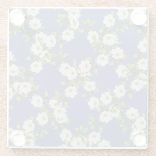 Blume Spiral Muster Design Untersetzer (Rückseite)