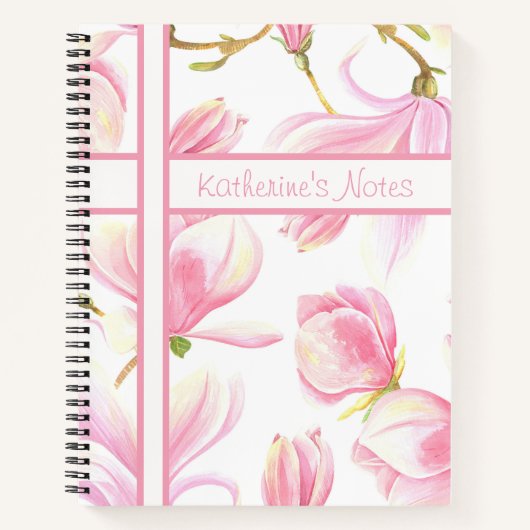 Blume Spiral Notebook Notizblock (Vorderseite)