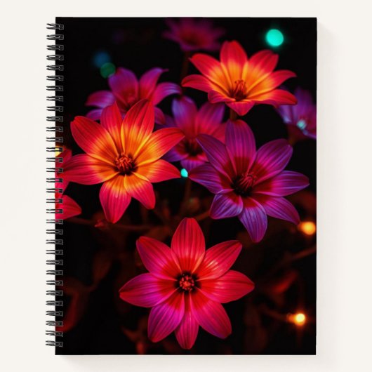 Blume-Spiral-Notebook Notizblock (Vorderseite)