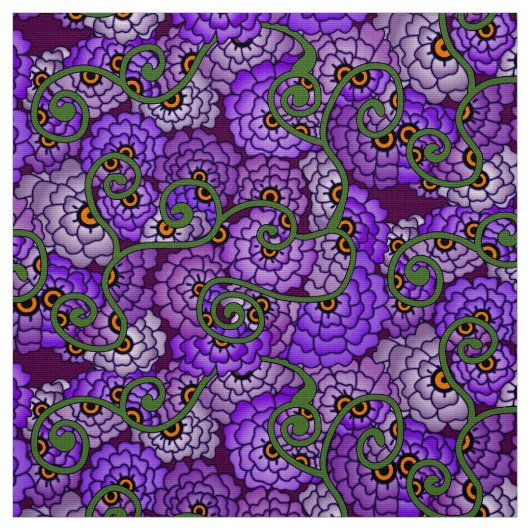 Blume Spiralen - Cool Stoff (Muster)
