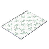 Blume Spiralheber für Blumenliebhaber Notizblock (Linke Seite)