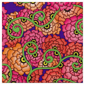 Blume Spirals - Warm Stoff (Nahaufnahme)