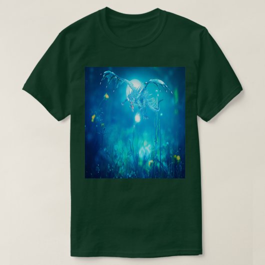 Blume Spirituosen im Wald T-Shirt (Design vorne)