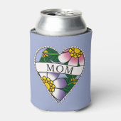Blume Spitz Herzenslust Mama Tattoo Dosenkühler (Kanne Vorderseite)