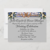 Blume, Spitzen und Hufeisen, Blauer Multifunktions (Rückseite)