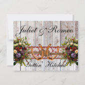 Blume, Spitzen und Hufeisen, Hochzeiten mit rotem  (Vorderseite)