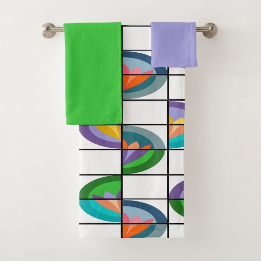 Blume Split Badetuch Set (Insitu)
