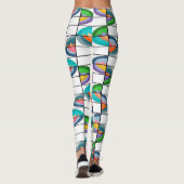 Blume-Splitter Leggings (Rückseite)