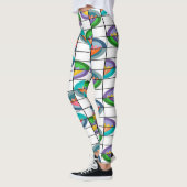 Blume-Splitter Leggings (Links)