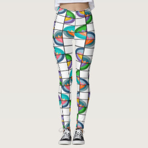 Blume-Splitter Leggings
