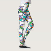 Blume-Splitter Leggings (Rechts)