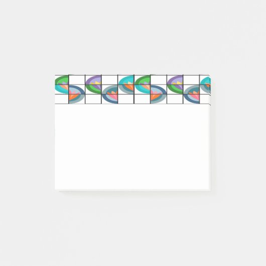 Blume-Splitter Post-it Klebezettel (Vorderseite)