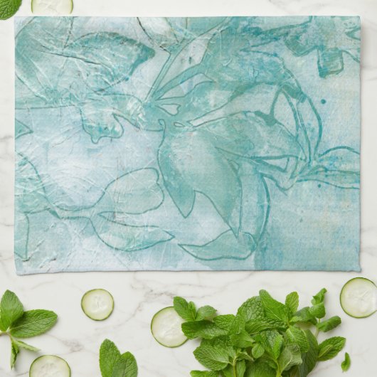 Blume Spray II Handtuch (Gefaltet)