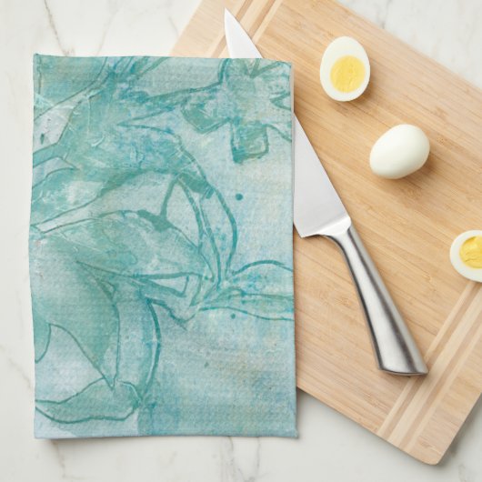 Blume Spray II Handtuch (Viertel Falte)