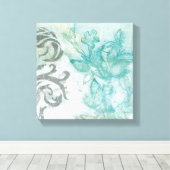 Blume Spray II Leinwanddruck (Insitu (Holzboden))