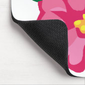 Blume Spring Pink Petals Pflanze Lila Blätter Mousepad (Ecke)
