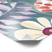 Blume-Springtime über Print-Poster Fotodruck (Ecke)