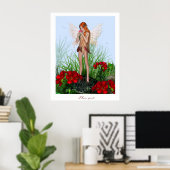 Blume-Sprite Poster (Heimbüro)