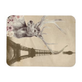 Blume Stag & Eiffel Tower Magnet (Horizontal)