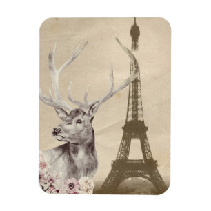 Blume Stag & Eiffel Tower Magnet
