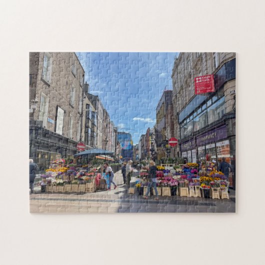 Blume Stand in Thomas Street, Dublin, Irland Puzzle (Horizontal)