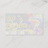 Blume Standprofil Visitenkarte (Rückseite)