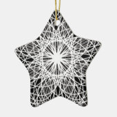 Blume Star Keramikornament (Links)