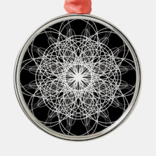Blume Star Ornament Aus Metall