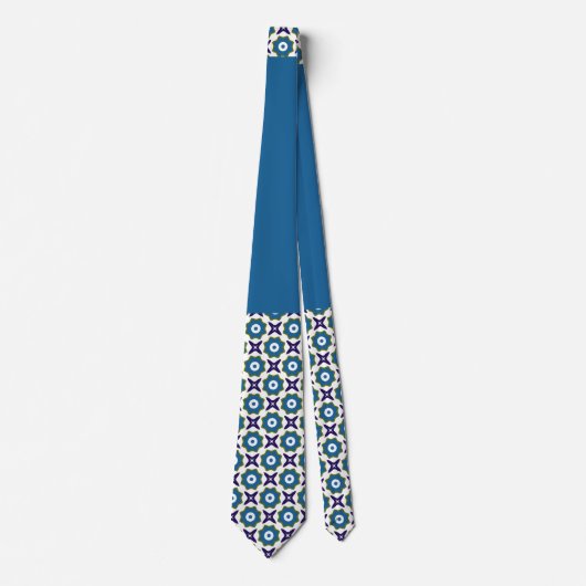 Blume Star Pattern Krawatte (Vorderseite)