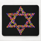 Blume Star von David Mousepad (Vorne)